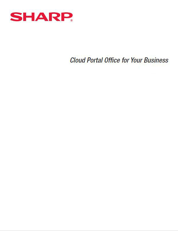 sharp, cloud portal office, Loudy Office Machines