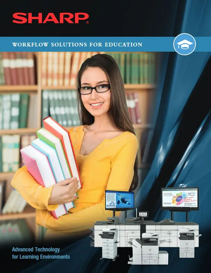 Sharp, Education, Brochure, Loudy Office Machines