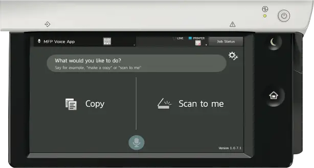 Mfp Voice Screen, Sharp, Loudy Office Machines
