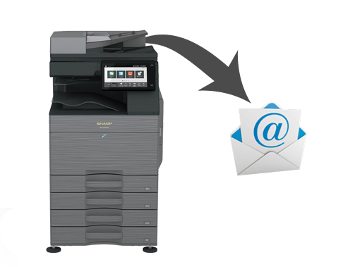 Scan 2 Email, Software, Sharp, Loudy Office Machines