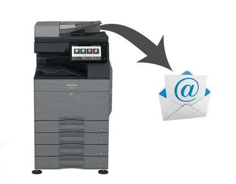 Scan 2 Email, Software, Sharp, Loudy Office Machines