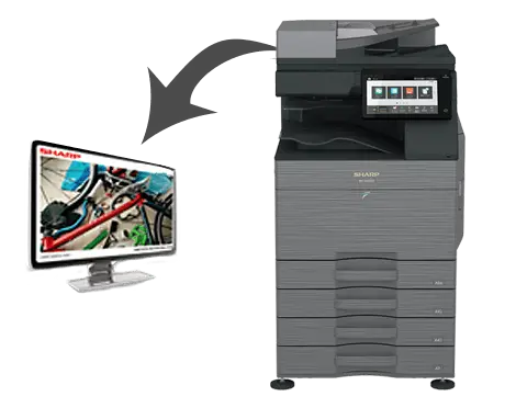 Scan 2 Desktop, Software, Sharp, Loudy Office Machines