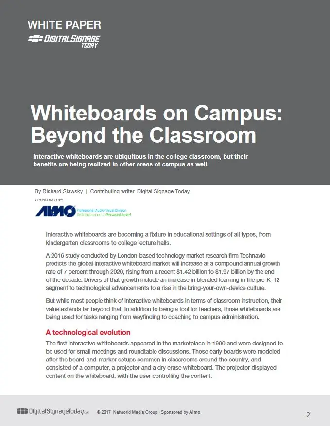 Sharp Whiteboards On Campus, Loudy Office Machines
